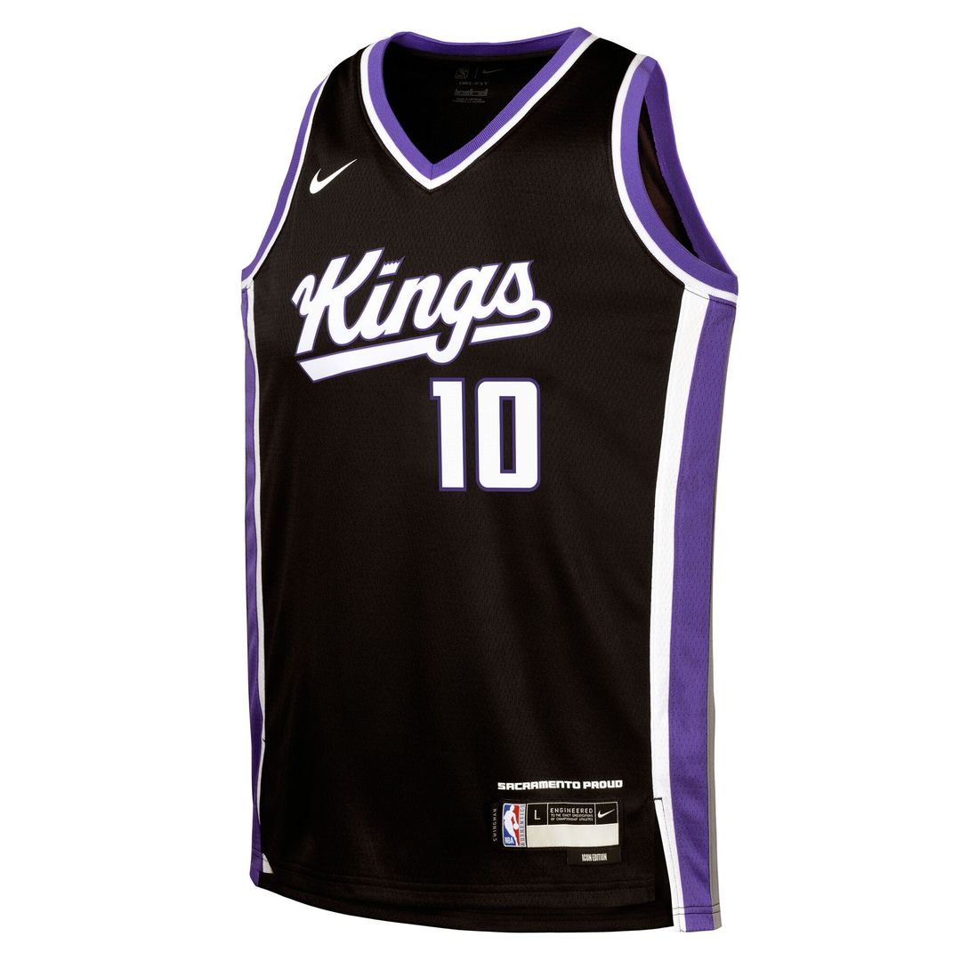 DeMar DeRozan Sacramento Kings Nike Youth Swingman Jersey - Icon Edition - Black Official NBA Team Apparel Basketball Fan Gear