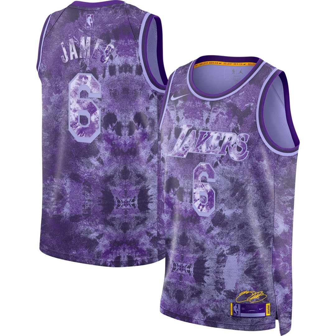 LeBron James Los Angeles Lakers Nike Unisex Select Series Swingman Jersey - Purple Official NBA Team Apparel Basketball Fan Gear