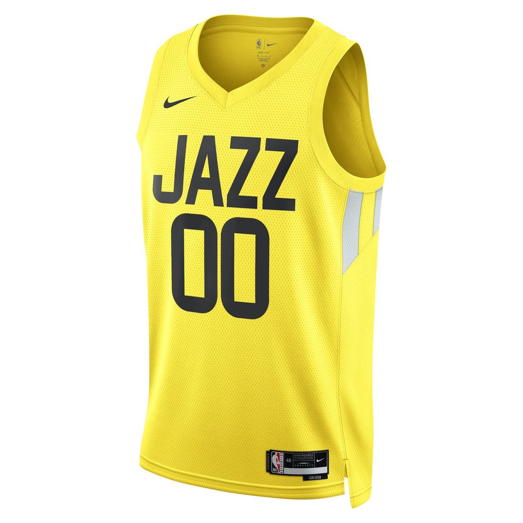 Utah Jazz Nike Unisex Swingman Custom Jersey White - Association Edition Official NBA Team Apparel Basketball Fan Gear