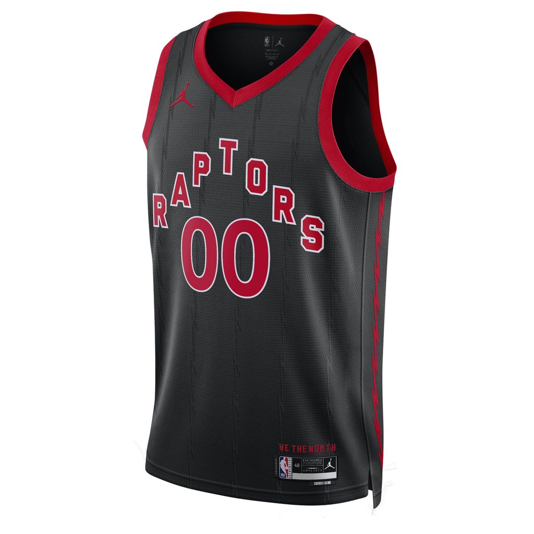 Toronto Raptors Jordan Brand Unisex 2022/23 Swingman Custom Jersey - Statement Edition - Black Official NBA Team Apparel Basketball Fan Gear
