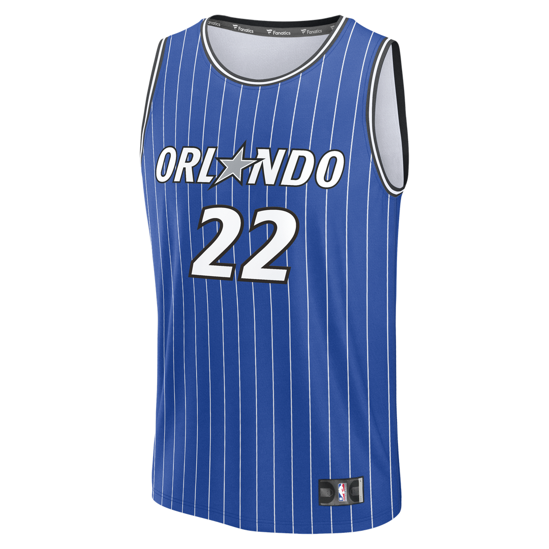 Franz Wagner Orlando Magic Fanatics Fast Break Replica Player Jersey - Icon Edition - Blue Official NBA Team Apparel Basketball Fan Gear