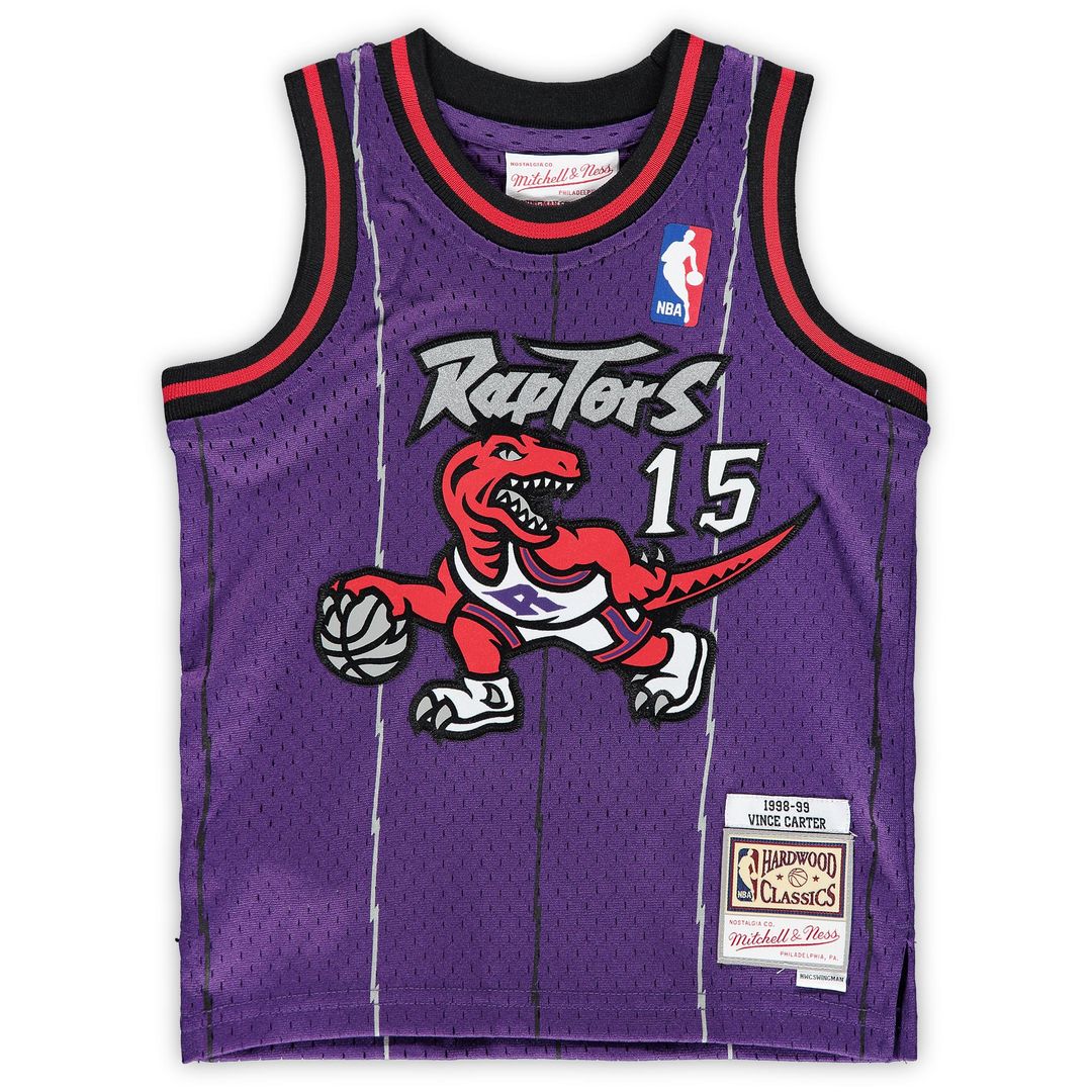 Vince Carter Toronto Raptors Mitchell & Ness Infant 1998/99 Hardwood Classics Retired Player Jersey - Purple Official NBA Team Apparel Basketball Fan