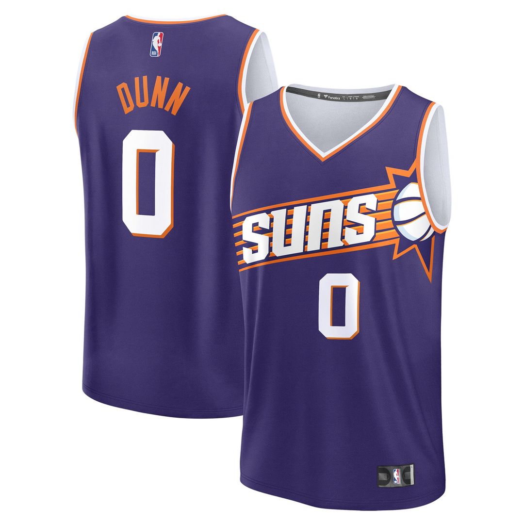 Ryan Dunn Phoenix Suns Fanatics Youth 2024 NBA Draft Fast Break Player Jersey - Icon Edition - Purple Official NBA Team Apparel Basketball Fan Gear