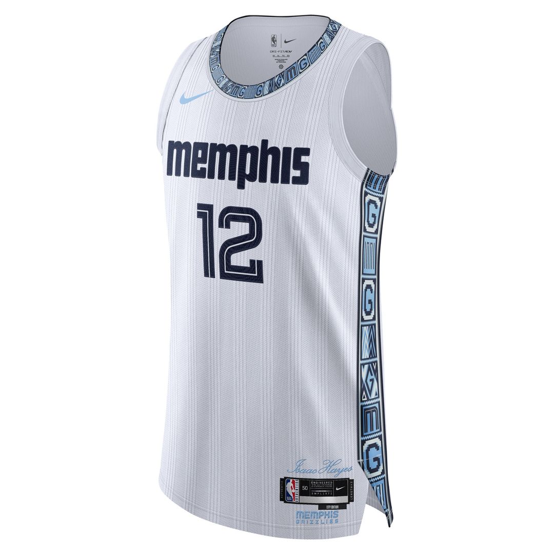 Ja Morant Memphis Grizzlies Nike Unisex 2025/26 Authentic Jersey - City Edition - White Official NBA Team Apparel Basketball Fan Gear