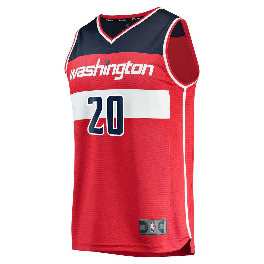 Alexandre Sarr Washington Wizards Fanatics Fast Break Replica Player Jersey - Icon Edition - Red Official NBA Team Apparel Basketball Fan Gear