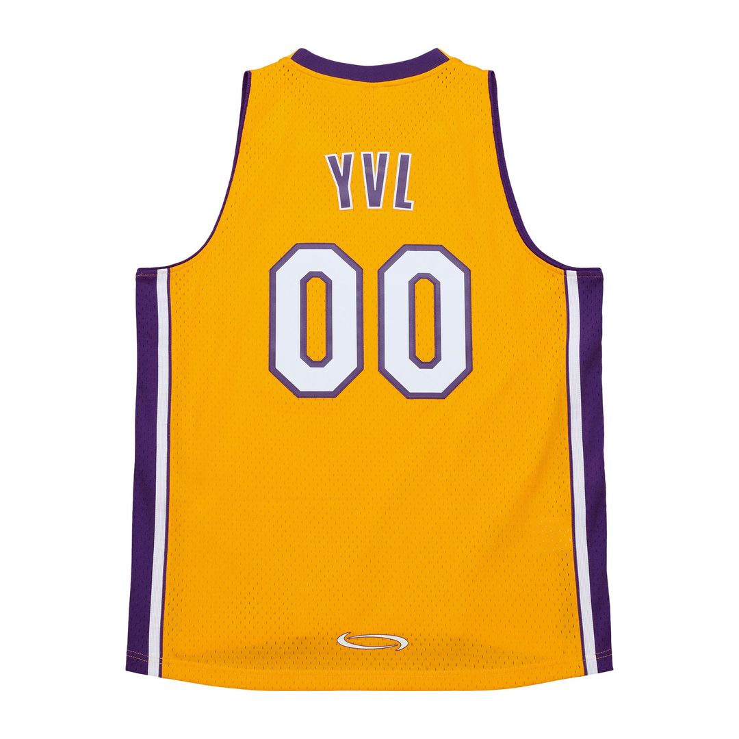 Los Angeles Lakers Mitchell & Ness x Playboi Carti 1999-00 Swingman Jersey - Gold Official NBA Team Apparel Basketball Fan Gear