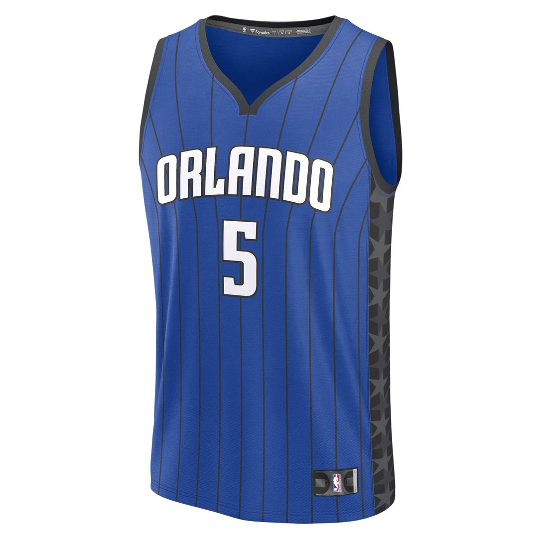 Paolo Banchero Orlando Magic Fanatics Youth Fast Break Replica Player Jersey - Statement Edition - Blue Official NBA Team Apparel Basketball Fan Gear