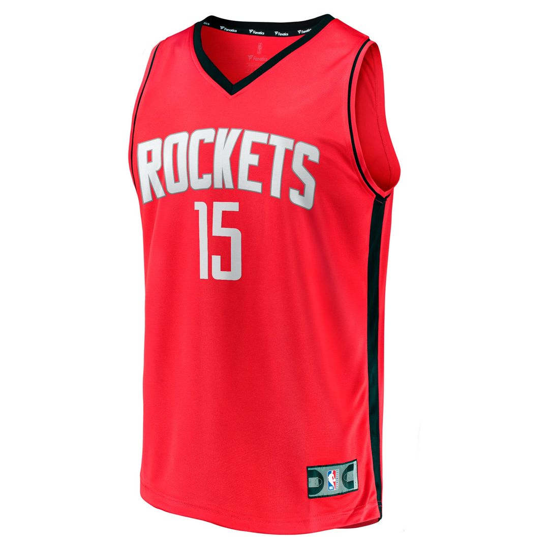 Reed Sheppard Houston Rockets Fanatics 2024 NBA Draft Fast Break Player Jersey - Icon Edition - Red Official NBA Team Apparel Basketball Fan Gear