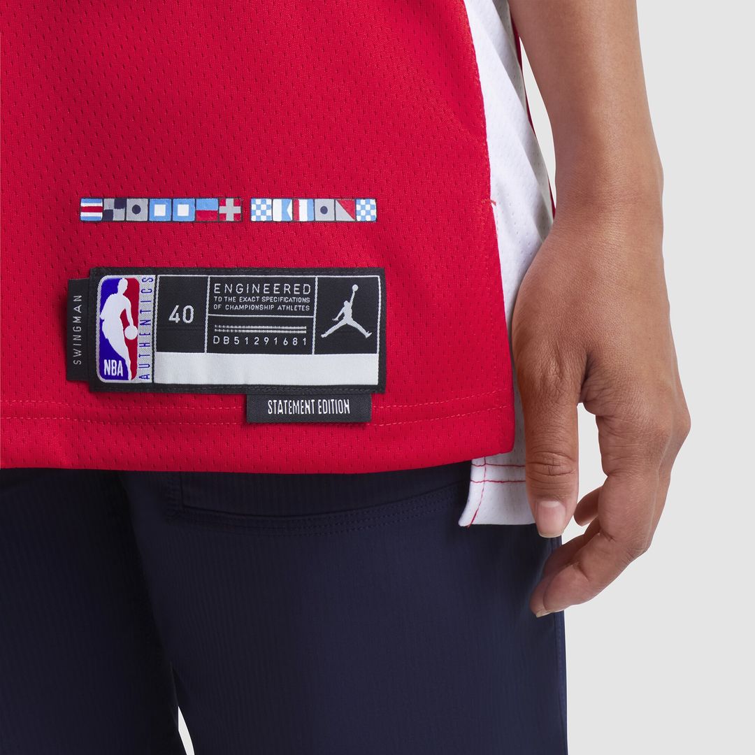 Kawhi Leonard LA Clippers Jordan Brand Unisex 2024/25 Swingman Jersey - Statement Edition - Red Official NBA Team Apparel Basketball Fan Gear