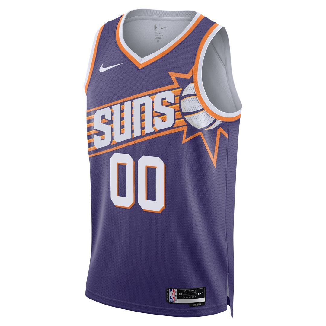 Phoenix Suns Nike Unisex Swingman Custom Jersey - Purple - Icon Edition Official NBA Team Apparel Basketball Fan Gear