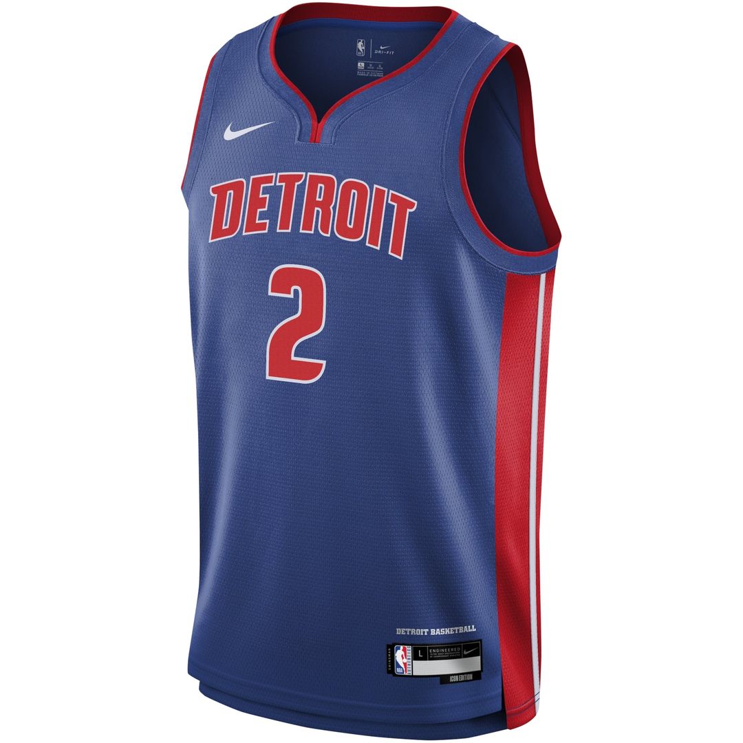 Cade Cunningham Detroit Pistons Nike Youth Swingman Jersey - Icon Edition - Blue Official NBA Team Apparel Basketball Fan Gear