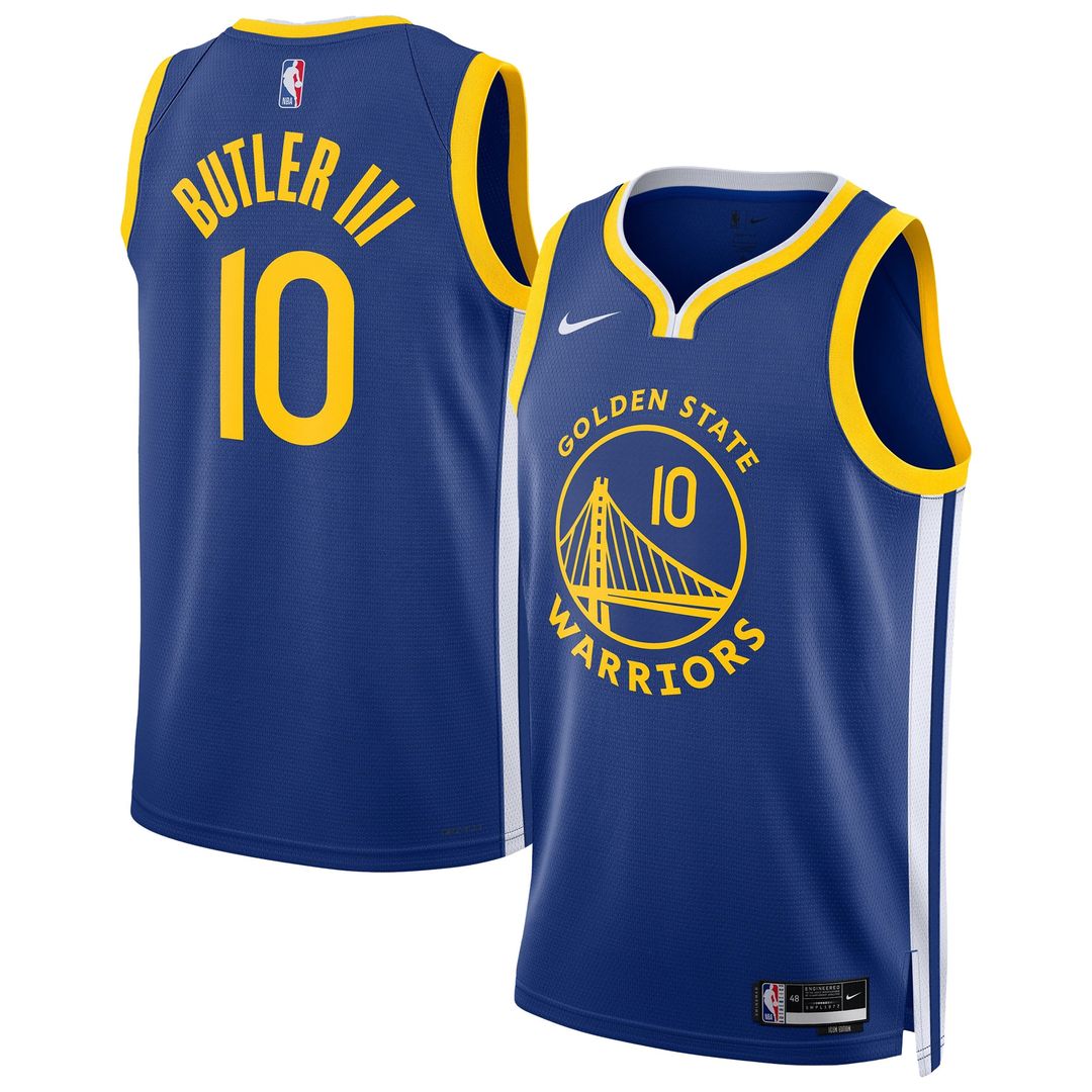 Jimmy Butler III Golden State Warriors Nike Male Swingman Player Jersey - Icon Edition - Royal Official NBA Team Apparel Basketball Fan Gear