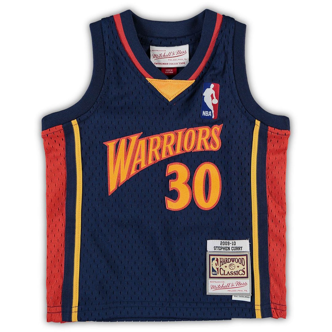 Stephen Curry Golden State Warriors Mitchell & Ness Infant Historic Logo Jersey - Navy Official NBA Team Apparel Basketball Fan Gear