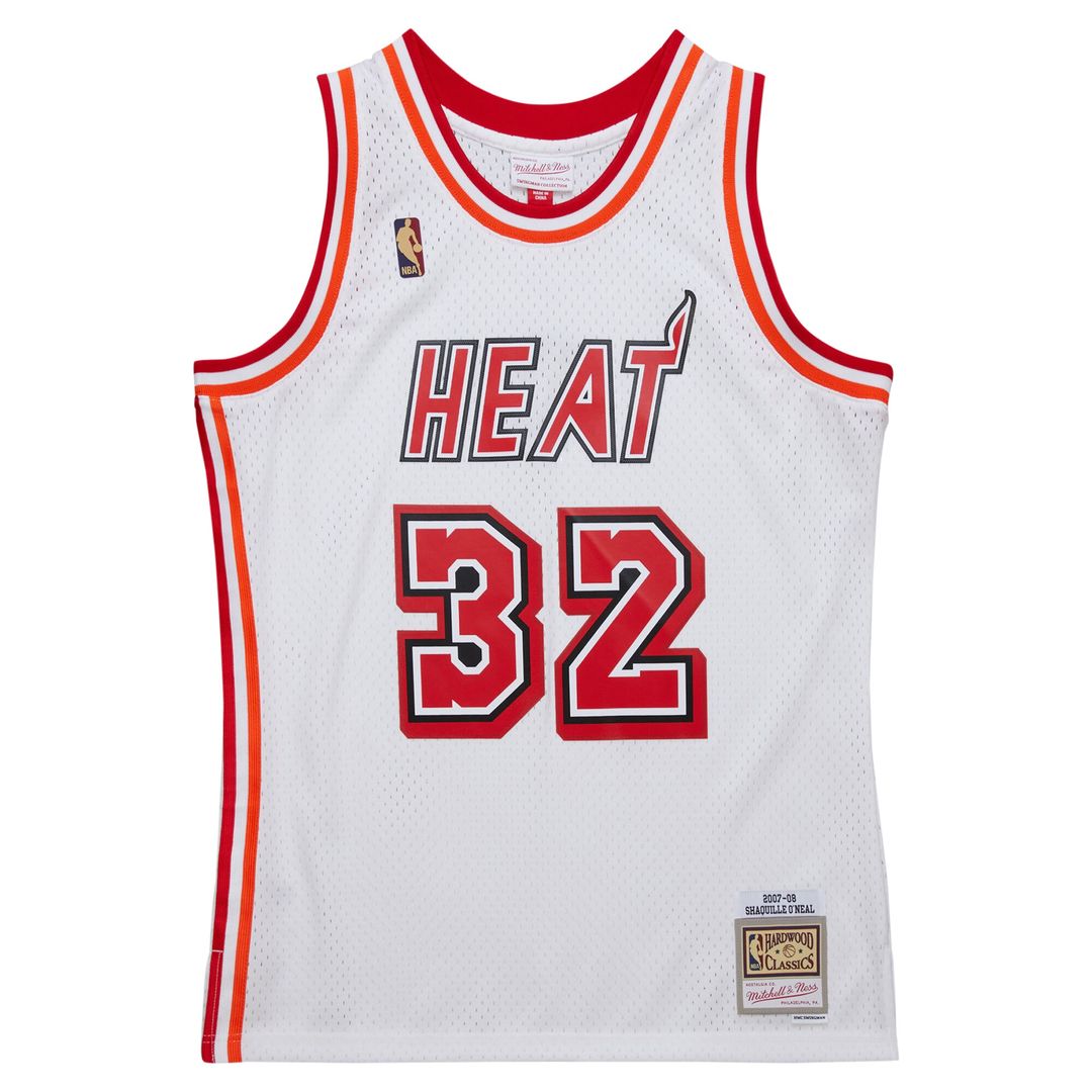 Shaquille O'Neal Miami Heat Mitchell & Ness 2005-06 Swingman Jersey - Red Official NBA Team Apparel Basketball Fan Gear