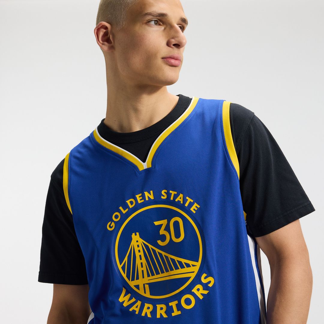 Stephen Curry Golden State Warriors Fanatics Fast Break Replica Jersey - Icon Edition - Royal Official NBA Team Apparel Basketball Fan Gear