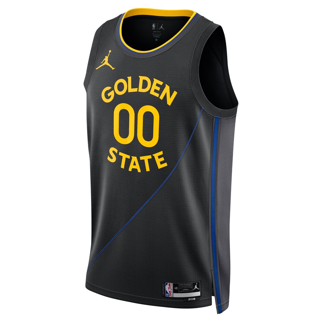 Golden State Warriors Jordan Brand Unisex 2024/25 Custom Swingman Jersey - Statement Edition - Black Official NBA Team Apparel Basketball Fan Gear