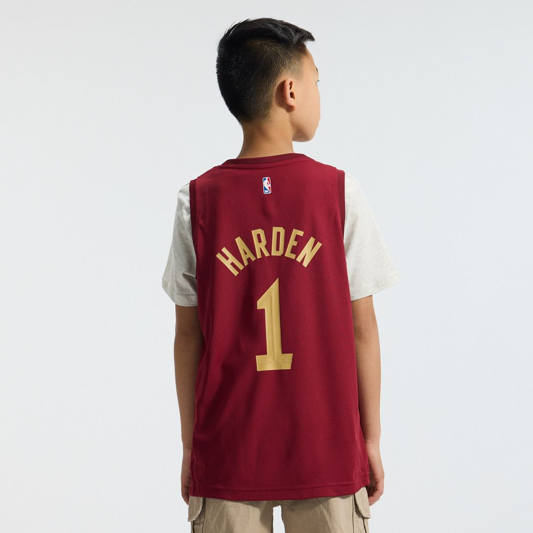 James Harden Cleveland Cavaliers Fanatics Youth Fast Break Replica Jersey - Icon Edition - Wine Official NBA Team Apparel Basketball Fan Gear