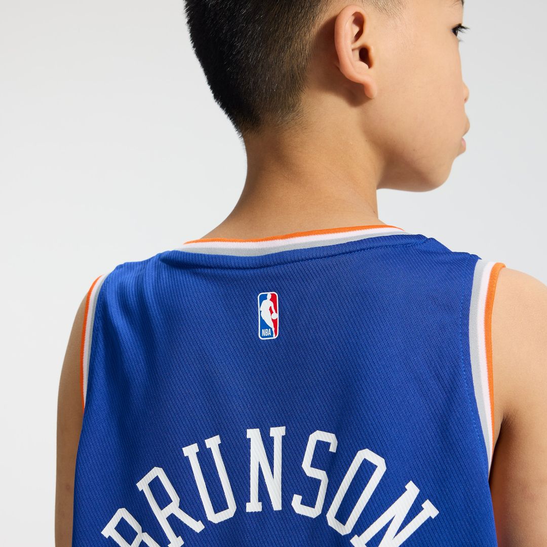 Jalen Brunson New York Knicks Fanatics Youth Fast Break Replica Player Jersey - Icon Edition - Blue Official NBA Team Apparel Basketball Fan Gear