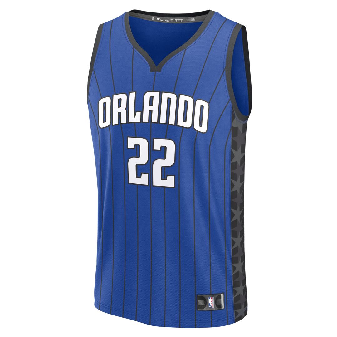 Franz Wagner Orlando Magic Fanatics Fast Break Replica Player Jersey - Statement Edition - Blue Official NBA Team Apparel Basketball Fan Gear