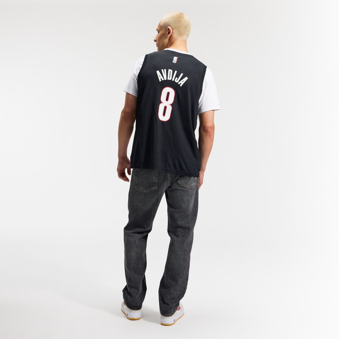 Deni Avdija Portland Trail Blazers Fanatics Fast Break Replica Jersey - Icon Edition - Black Official NBA Team Apparel Basketball Fan Gear