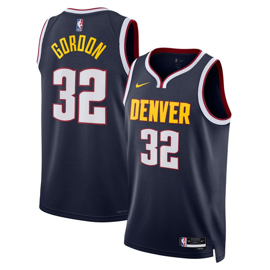 Aaron Gordon Denver Nuggets Nike Unisex Swingman Replica Jersey - Icon Edition - Navy Official NBA Team Apparel Basketball Fan Gear