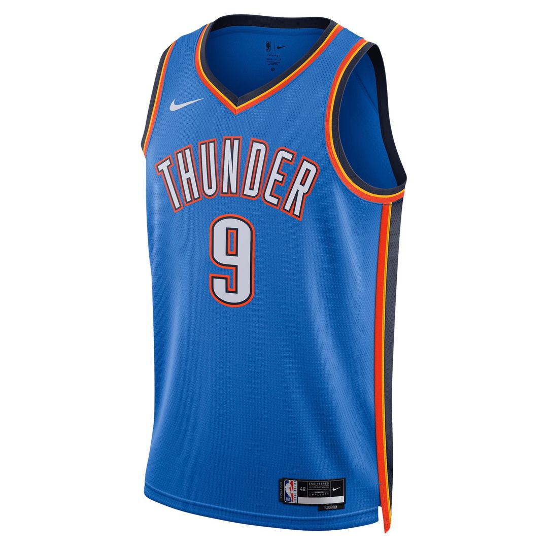 Alex Caruso Oklahoma City Thunder Nike Unisex Swingman Jersey - Icon Edition - Blue Official NBA Team Apparel Basketball Fan Gear