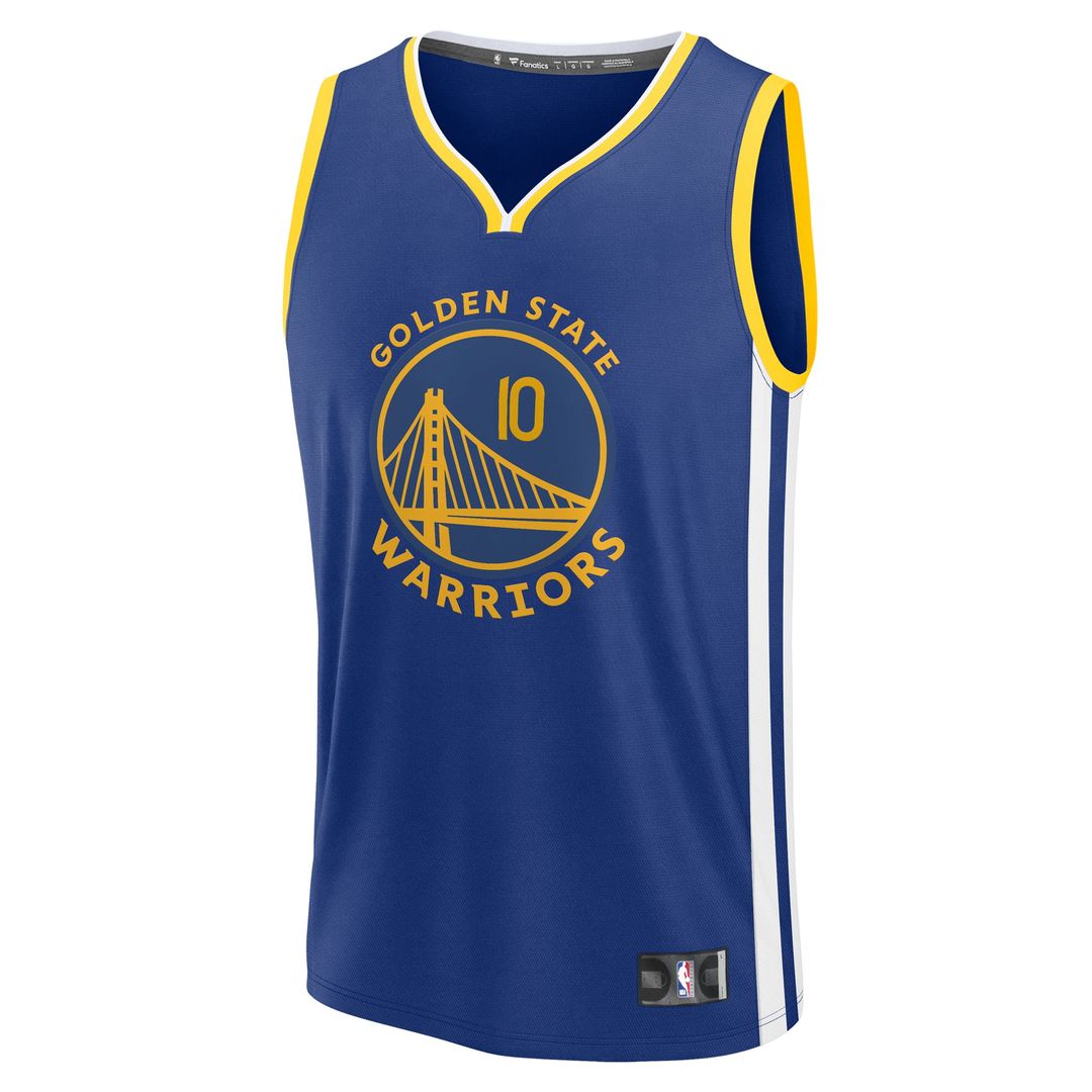 Jimmy Butler III Golden State Warriors Fanatics Youth Fast Break Replica Player Jersey - Icon Edition – Royal Official NBA Team Apparel Basketball Fan