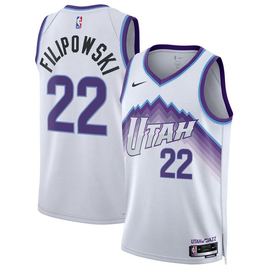 Kyle Filipowski Utah Jazz Nike Unisex Swingman Jersey - Association Edition - White Official NBA Team Apparel Basketball Fan Gear