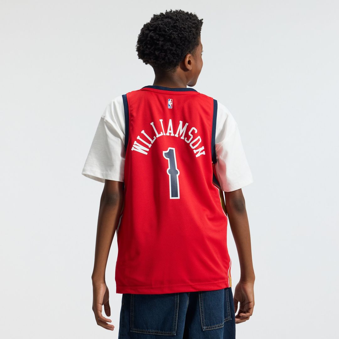 Zion Williamson New Orleans Pelicans Fanatics Youth Fast Break Player Jersey - Statement Edition - Red Official NBA Team Apparel Basketball Fan Gear