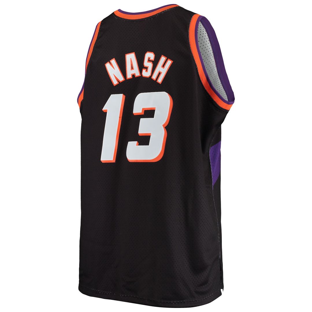 Steve Nash Phoenix Suns Mitchell & Ness Big & Tall Hardwood Classics 1996/97 Swingman Jersey - White Official NBA Team Apparel Basketball Fan Gear