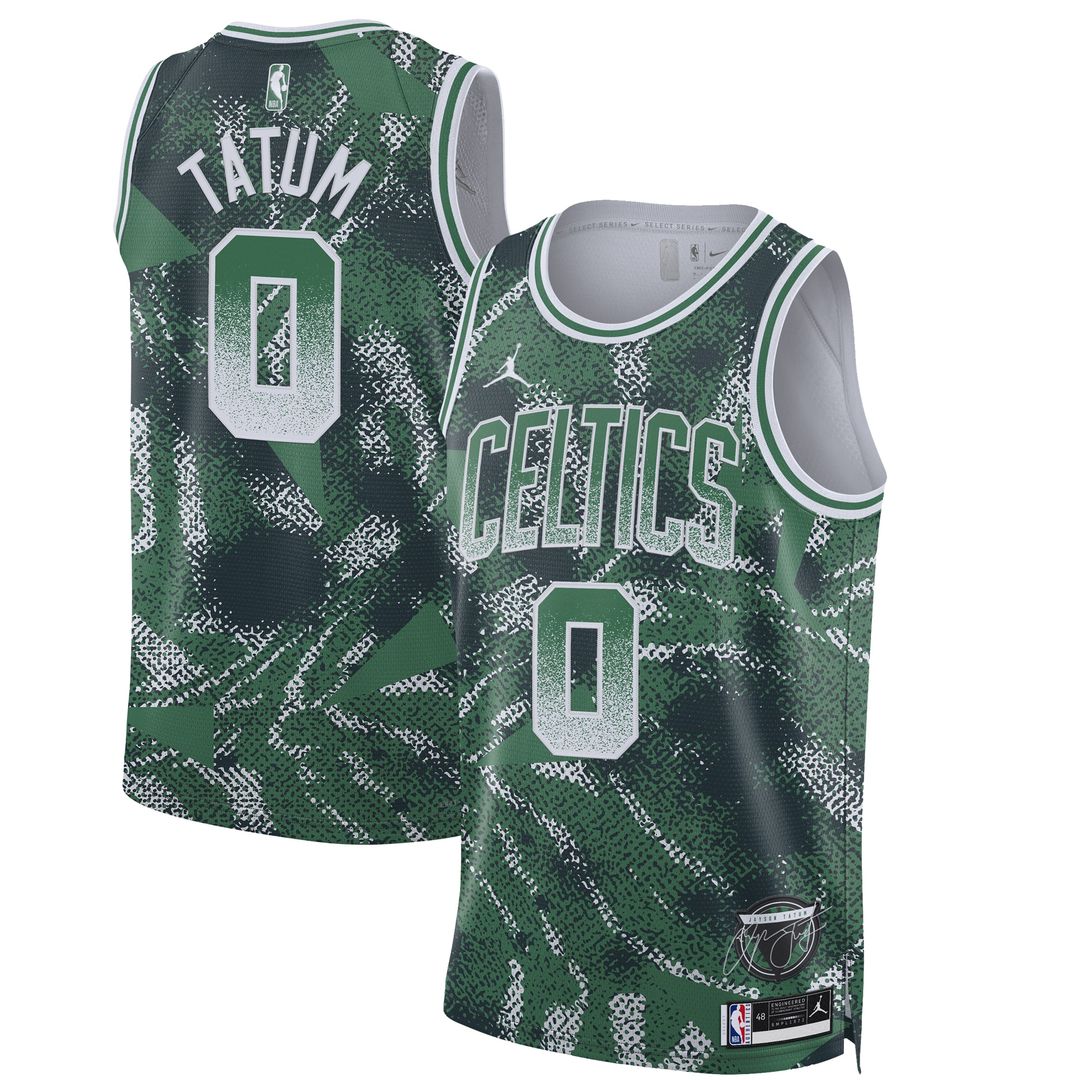 Jayson Tatum Boston Celtics Nike Unisex 2025 Select Series Swingman Player Jersey - Green Official NBA Team Apparel Basketball Fan Gear