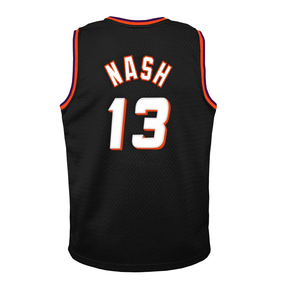 Steve Nash Phoenix Suns Mitchell & Ness Toddler 1996/97 Swingman Jersey - Black Official NBA Team Apparel Basketball Fan Gear