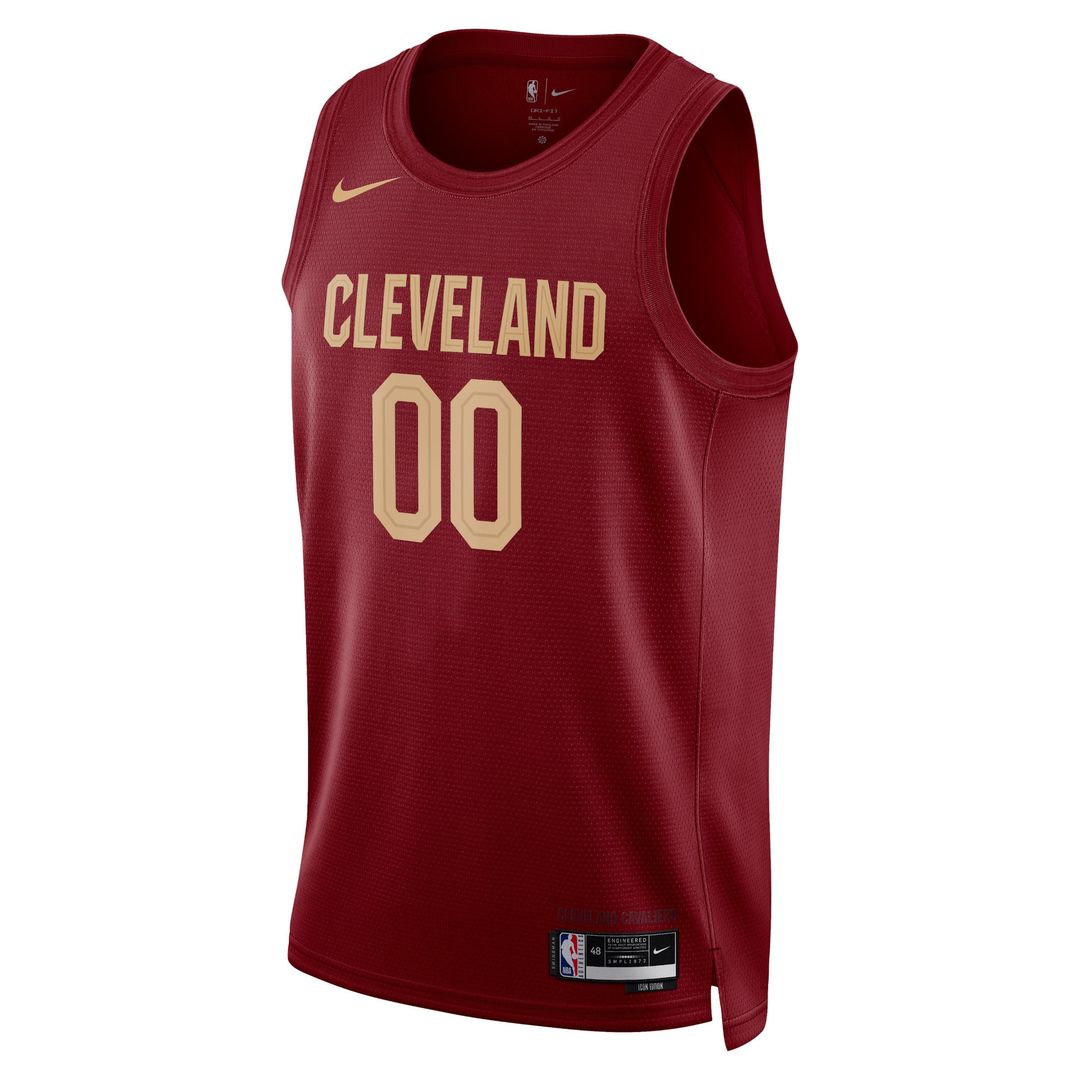 Cleveland Cavaliers Nike Unisex Swingman Custom Jersey Burgundy - Icon Edition Official NBA Team Apparel Basketball Fan Gear