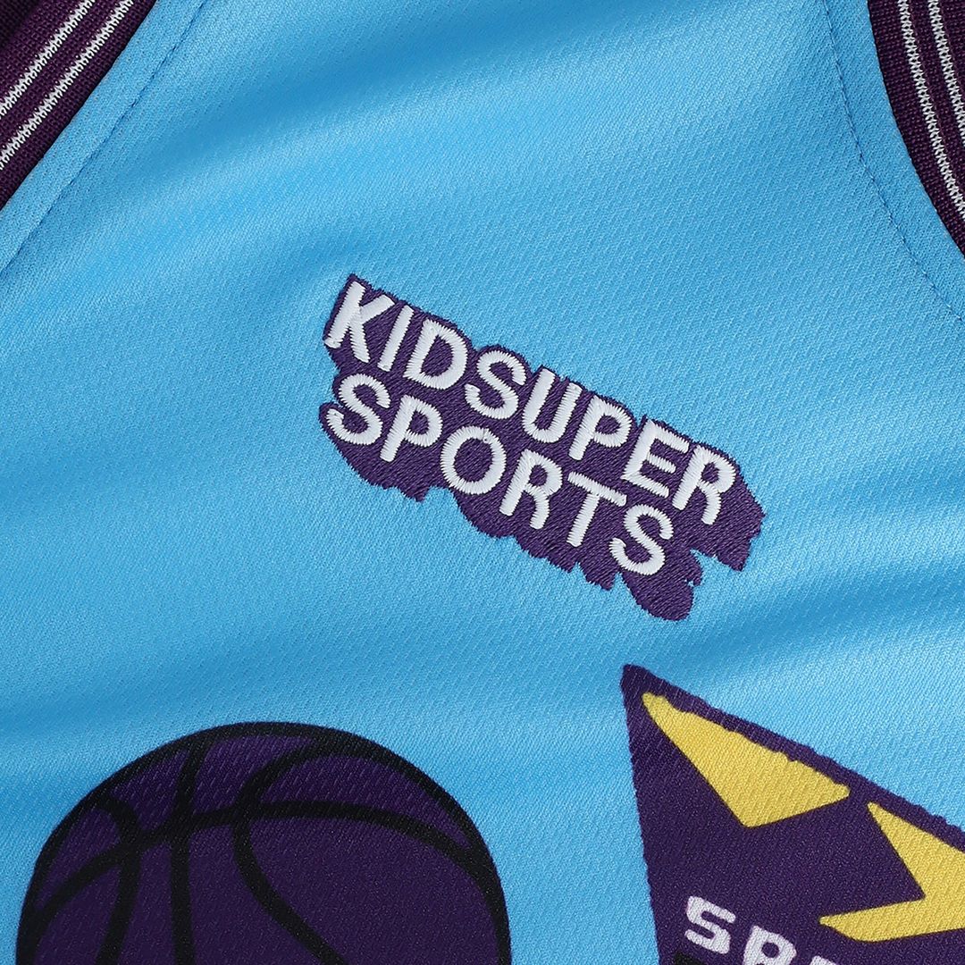 Sacramento Kings NBA & KidSuper Studios by Fanatics Unisex Hometown Jersey - Blue Official NBA Team Apparel Basketball Fan Gear