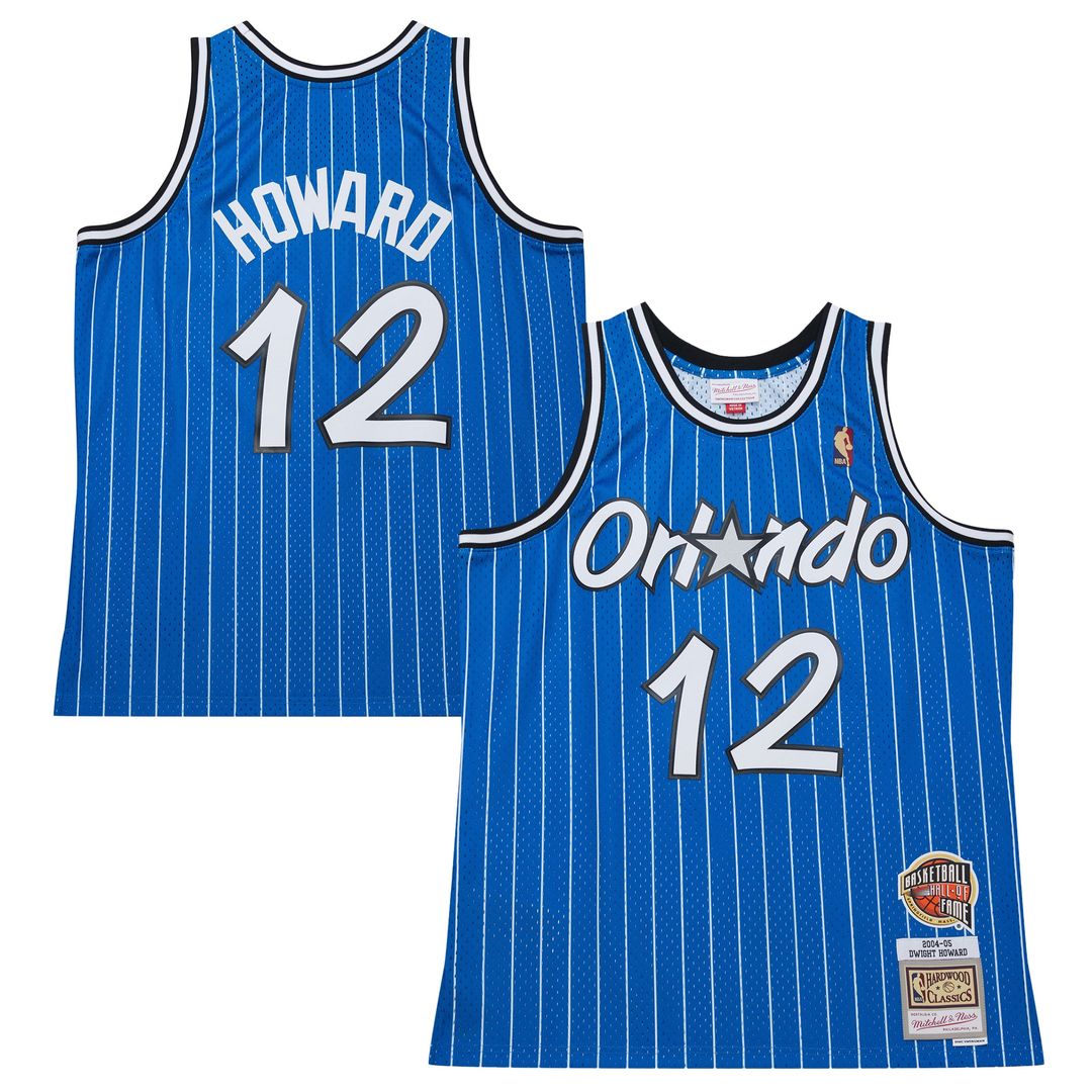 Dwight Howard Orlando Magic 2004/05 Hardwood Classics Hall of Fame Swingman Jersey - Blue Official NBA Team Apparel Basketball Fan Gear