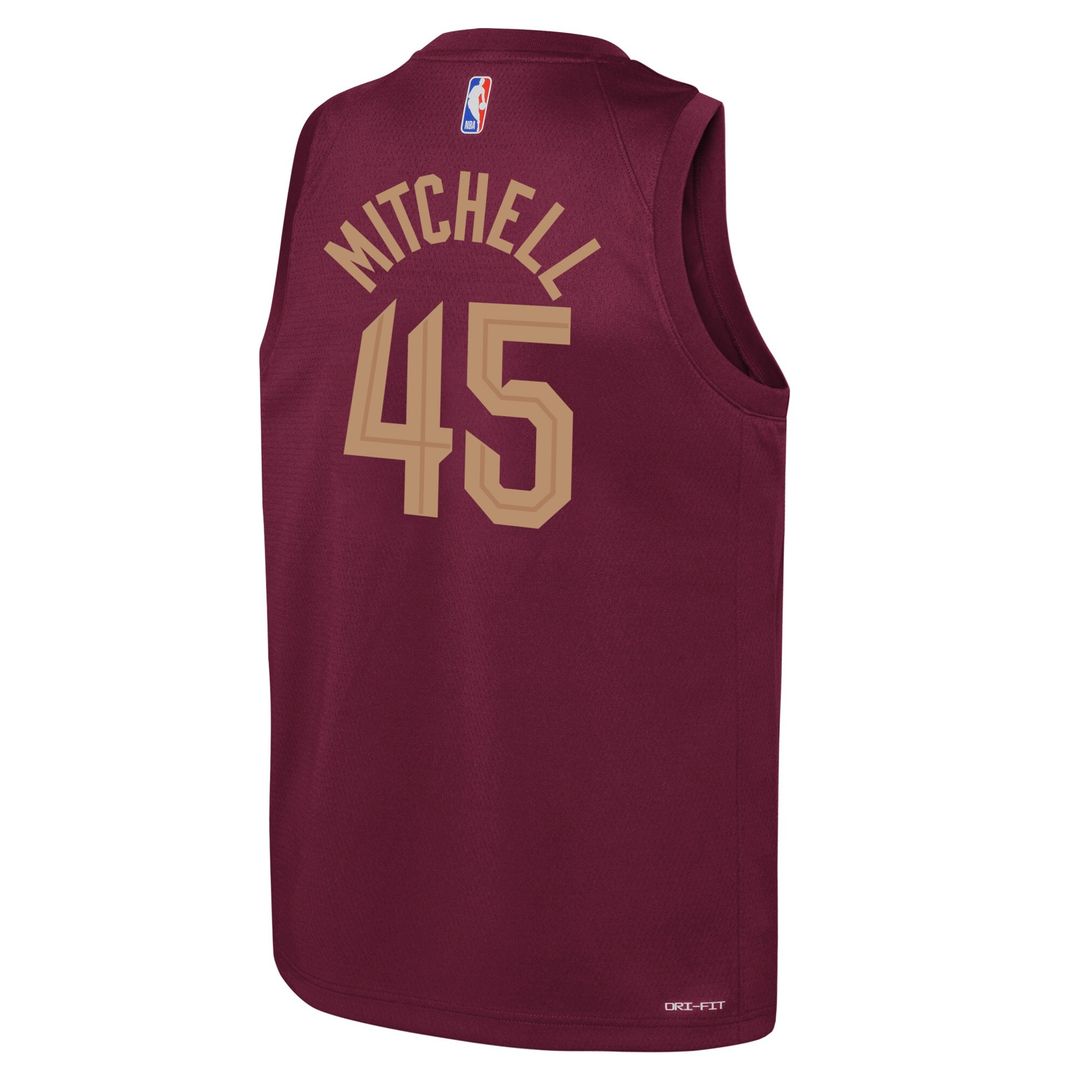 Donovan Mitchell Cleveland Cavaliers Nike Youth Swingman Jersey - Icon Edition - Wine Official NBA Team Apparel Basketball Fan Gear