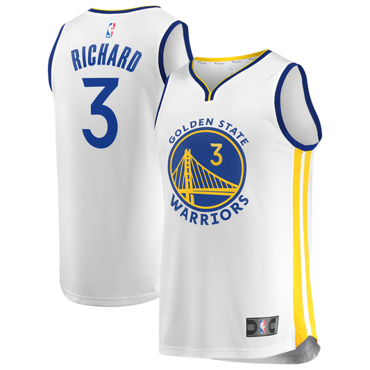 Will Richard Golden State Warriors Fanatics Fast Break Replica Jersey - White - Association Edition Official NBA Team Apparel Basketball Fan Gear