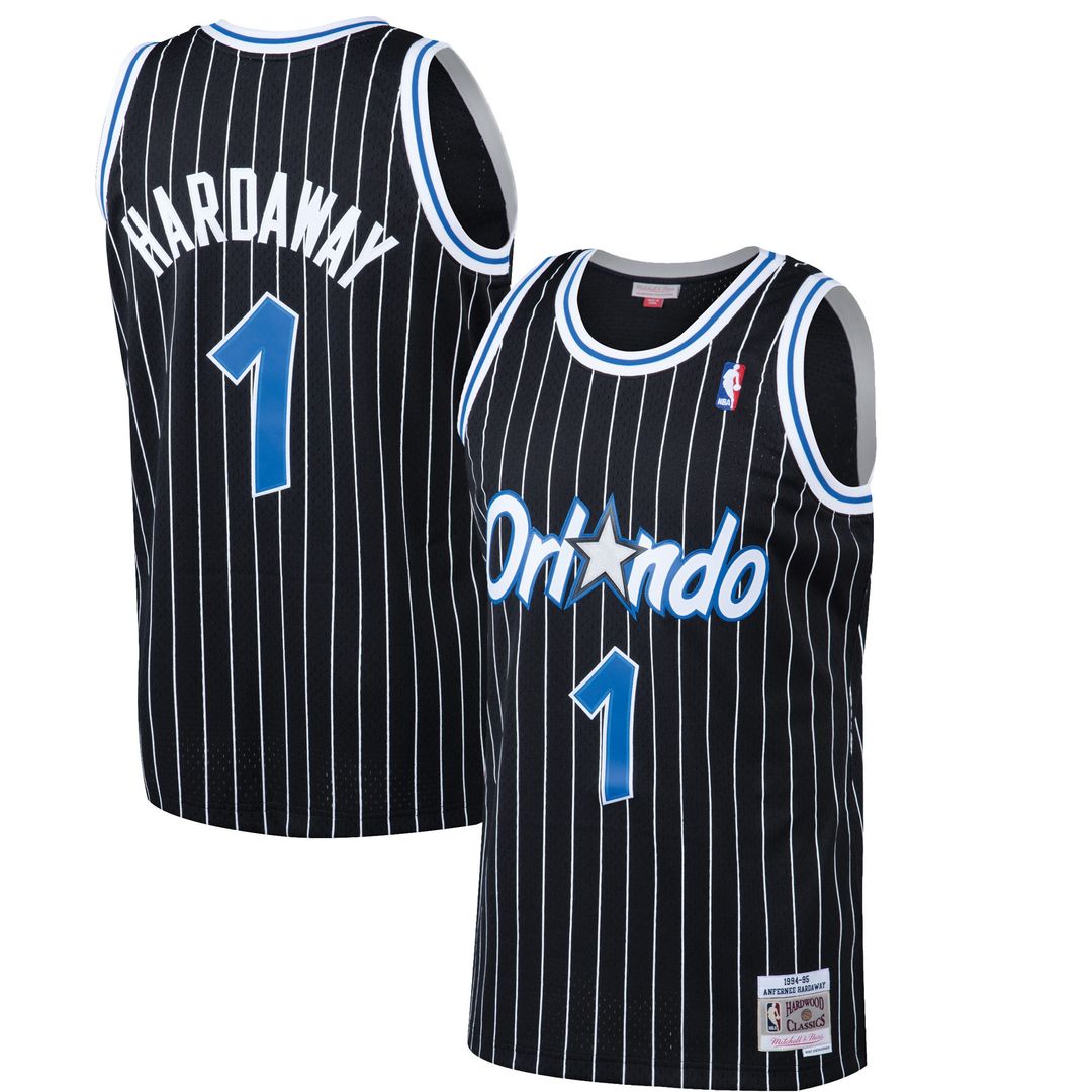 Penny Hardaway Orlando Magic Mitchell & Ness 1994/95 Hardwood Classics Swingman Jersey - Blue Official NBA Team Apparel Basketball Fan Gear