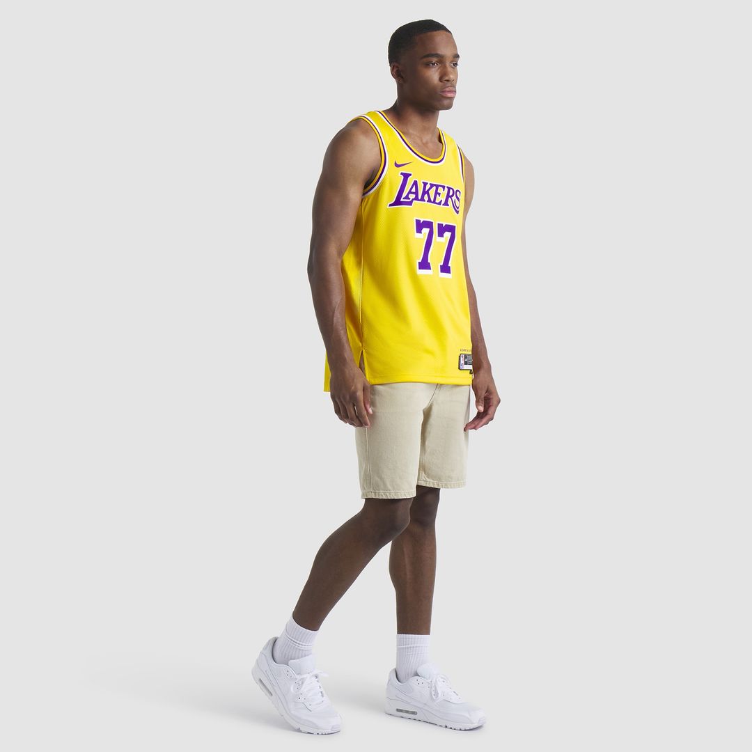 Luka Dončić Los Angeles Lakers Nike Unisex Swingman Jersey - Icon Edition - Gold Official NBA Team Apparel Basketball Fan Gear
