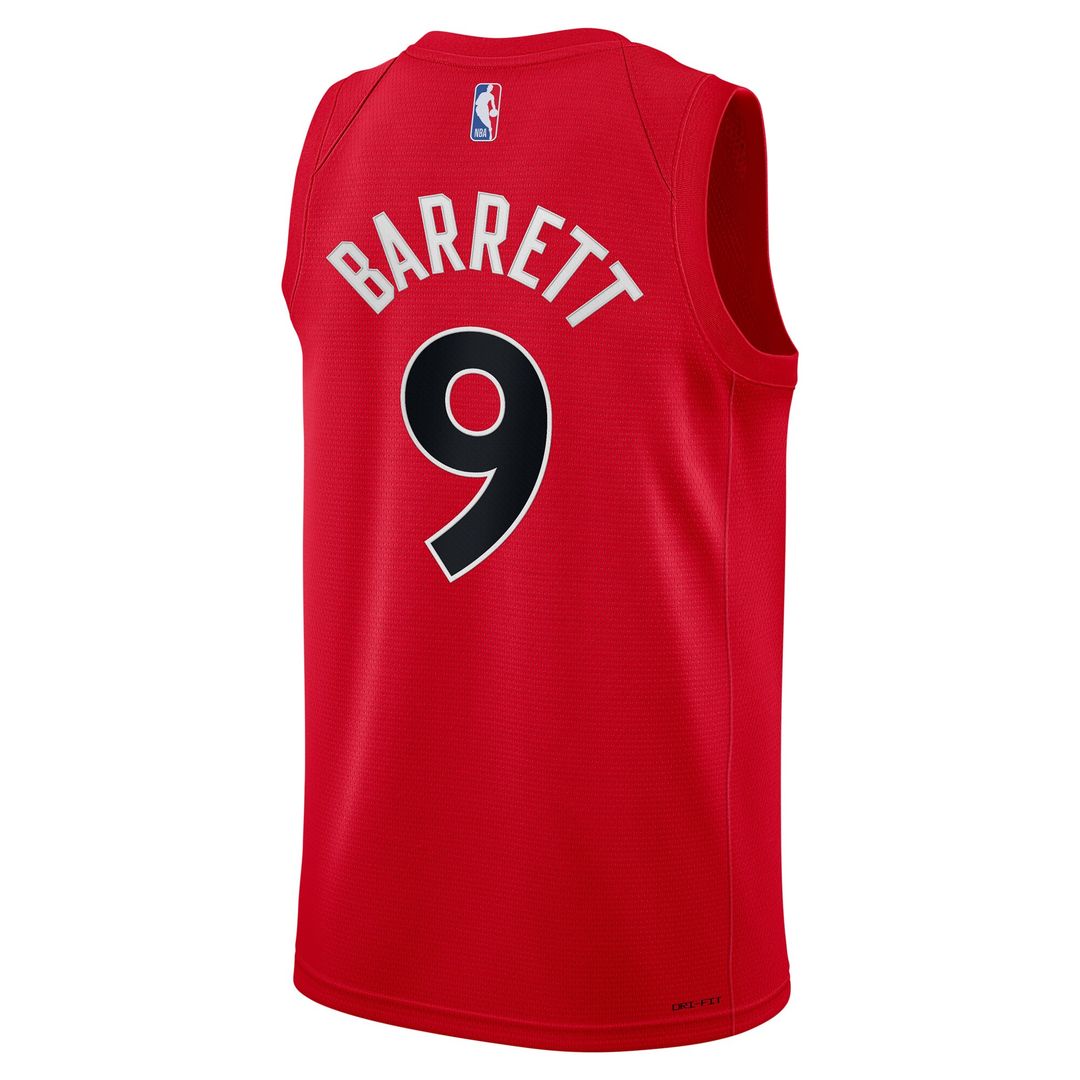 RJ Barrett Toronto Raptors Nike Youth Swingman Jersey - Icon Edition - Red Official NBA Team Apparel Basketball Fan Gear