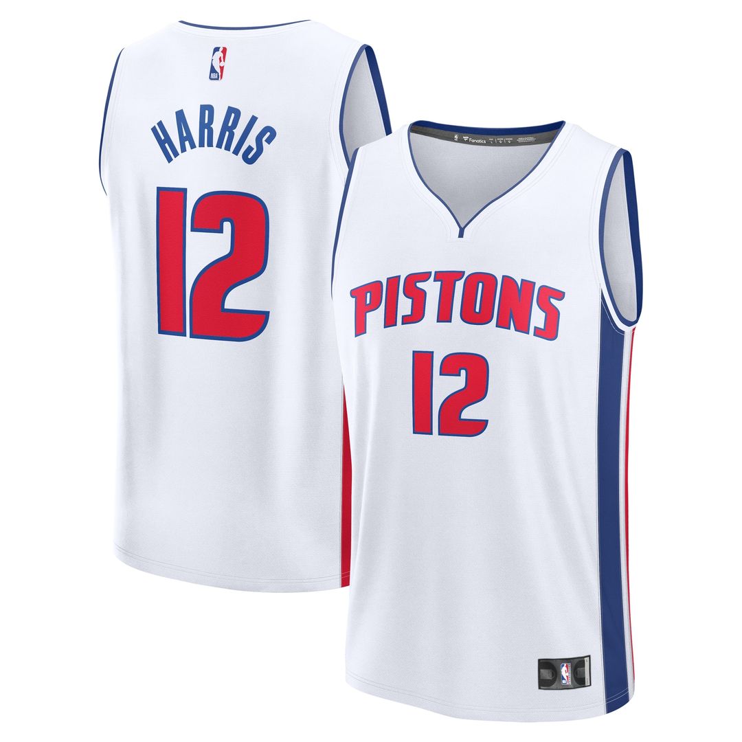 Tobias Harris Detroit Pistons Fanatics Fast Break Replica Player Jersey - Association Edition - White Official NBA Team Apparel Basketball Fan Gear