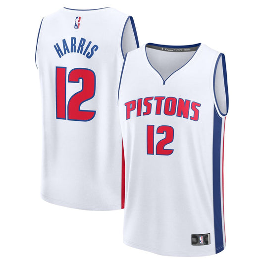 Tobias Harris Detroit Pistons Fanatics Fast Break Replica Player Jersey - Association Edition - White Official NBA Team Apparel Basketball Fan Gear