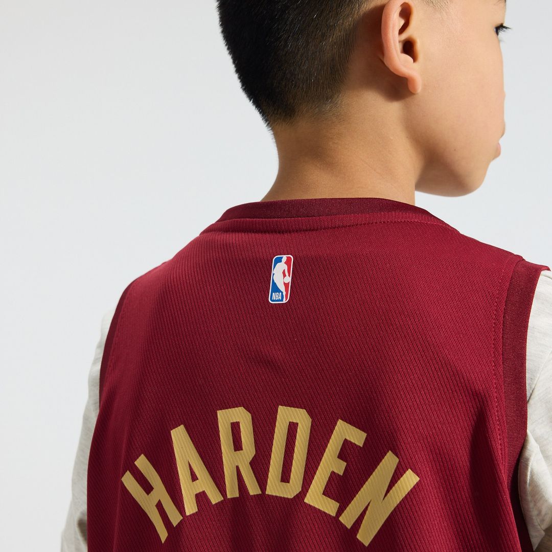 James Harden Cleveland Cavaliers Fanatics Youth Fast Break Replica Jersey - Icon Edition - Wine Official NBA Team Apparel Basketball Fan Gear