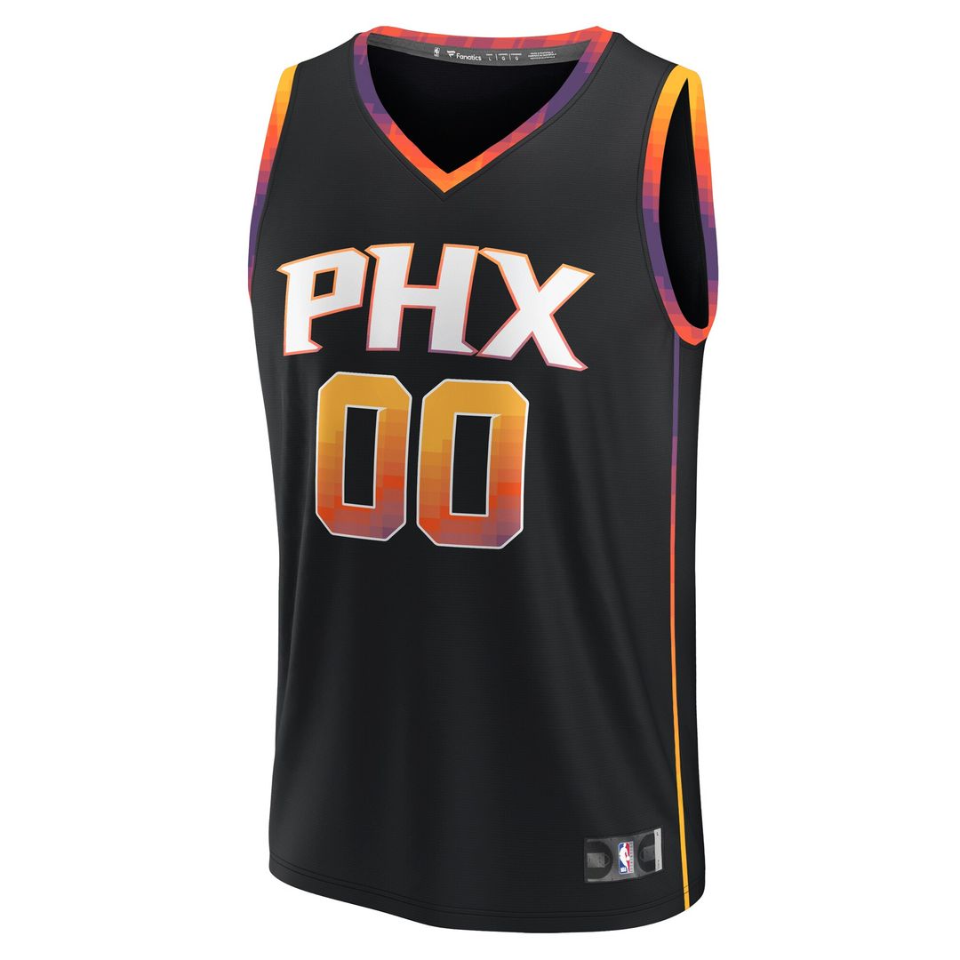 Phoenix Suns Fanatics Youth Fast Break Replica Custom Jersey - Statement Edition - Black Official NBA Team Apparel Basketball Fan Gear